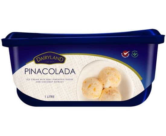 Dairyland Pinacolada Ice Cream 3x1L - Bulkbox Wholesale