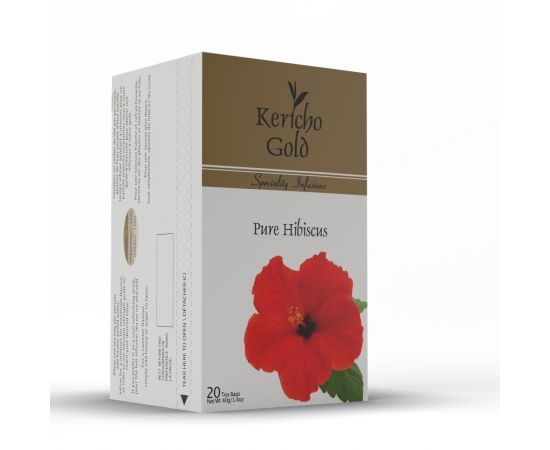 Kericho Gold Speciality Infusions Pure Hibiscus Envelope Tea Bags 6x  20's - Bulkbox Wholesale