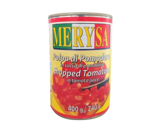 Merysa Chopped Tomatoes   12x400g - Bulkbox Wholesale