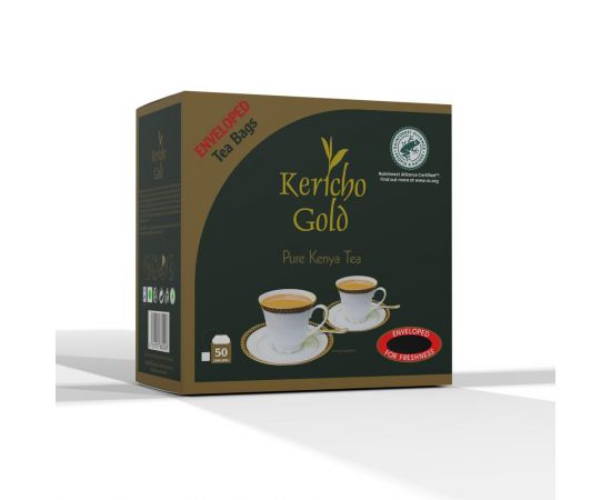 Kericho Gold Envelope Tea Bags 12x   50's - Bulkbox Wholesale