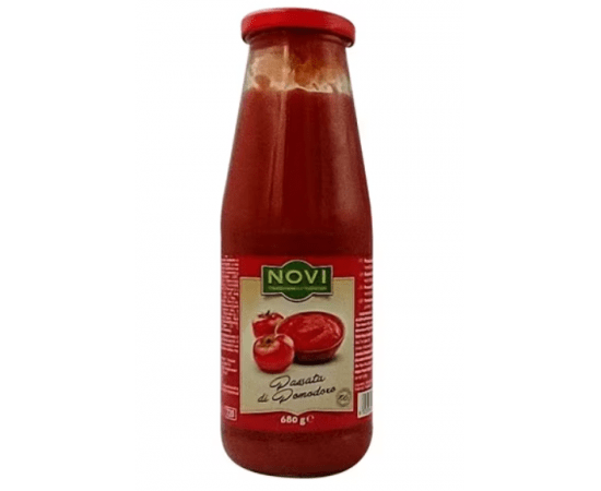 Novi Mashed Tomatoes Glass Jar 6x680g - Bulkbox Wholesale