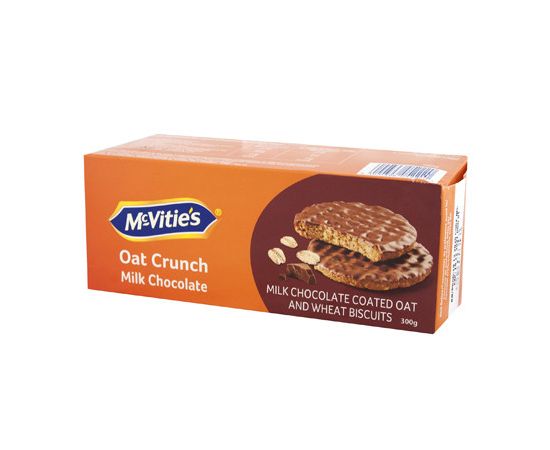 Mcvities Oat Crunch Milk Chocolate Oat Biscuit 6x300g - Bulkbox Wholesale