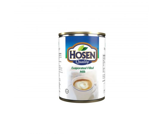 Hosen Quality Evaporated Filled Milk 6x390g - Bulkbox Wholesale