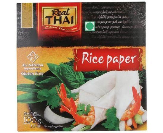 Real Thai Rice Paper 22cm  12x100g - Bulkbox Wholesale