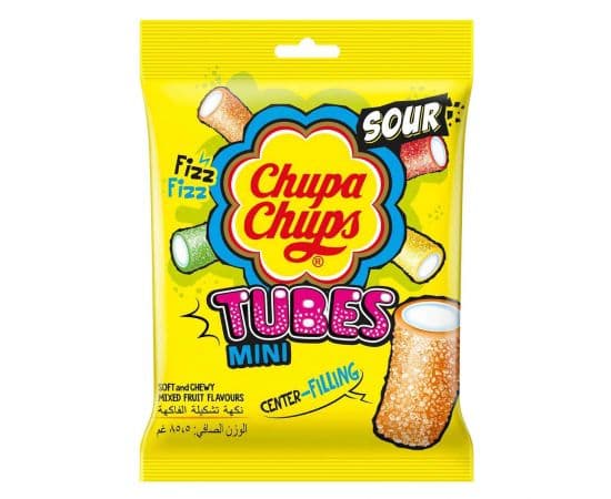 Chupa Chups Sour Tubes  12x85.5g - Bulkbox Wholesale