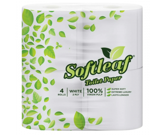 Softleaf Tissue Rolls  10x4s - Bulkbox Wholesale