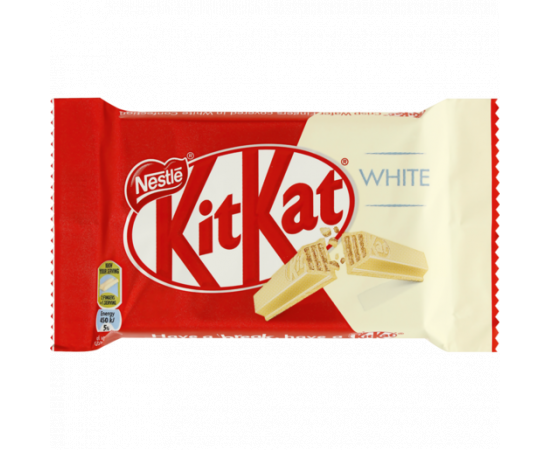 Nestle Kitkat 4 Fingers White Chocolate 24x41.5g - Bulkbox Wholesale