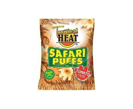 Tropical Heat Safari Puffs Chilli Lemon  10x100g - Bulkbox Wholesale