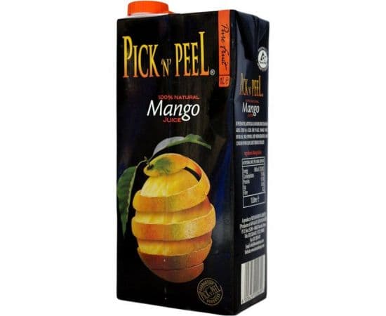 Pick N Peel Pure Fruit Juice Tetra Mango 12x1L - Bulkbox Wholesale