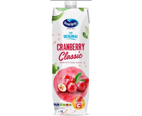 Ocean Spray Cranberry Classic Juice 3x1L - Bulkbox Wholesale