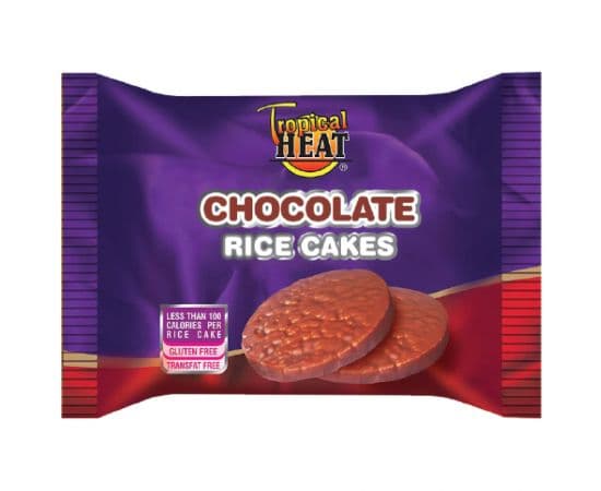 Tropical Heat Chocolate Rice Cakes 12x150g - Bulkbox Wholesale