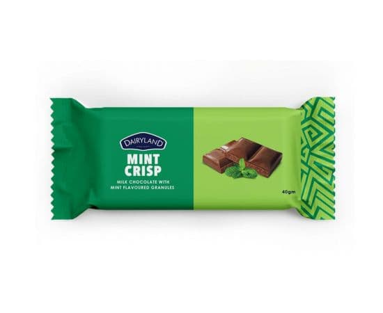 Dairyland Mint Crisp Chocolate 24x40g - Bulkbox Wholesale