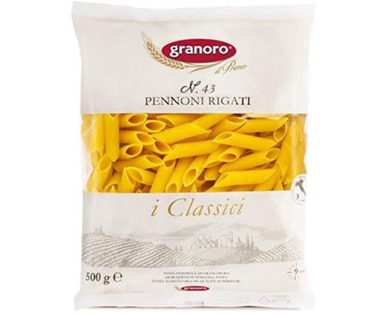 Granoro Pennoni Rigate Pasta No.43 6x500g - Bulkbox Wholesale