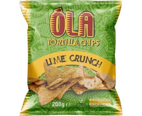 Ola Tortilla Chips Lime Crunch - Bulkbox Wholesale