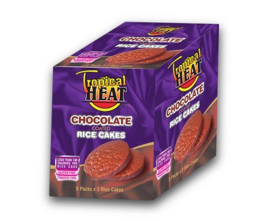 Tropical Heat Chocolate Rice Cakes - Bulkbox Wholesale