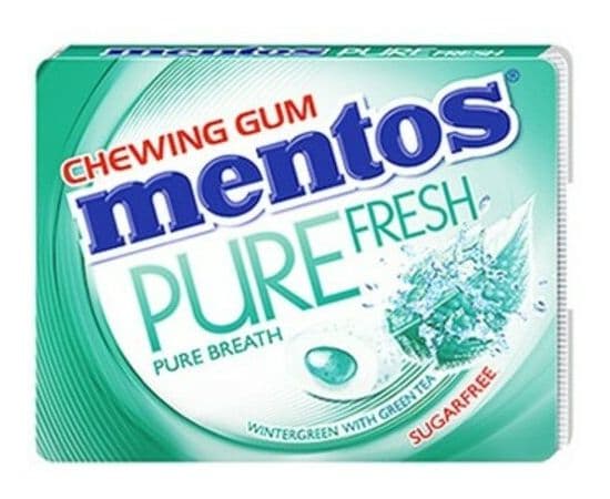 Mentos Gum Pure Fresh Wintergreen 18x14g - Bulkbox Wholesale