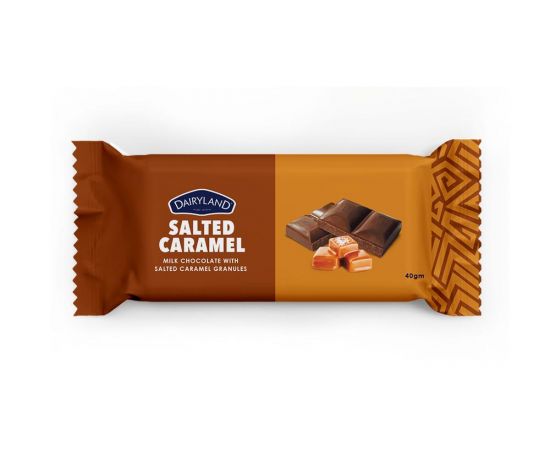 Dairyland Salted Caramel Chocolate 18x40g - Bulkbox Wholesale