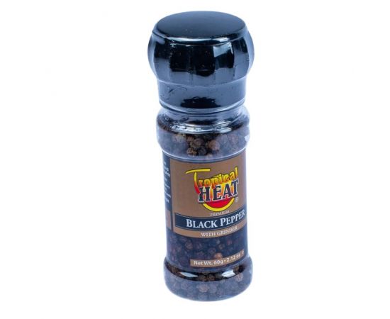 Tropical Heat Black Peppercorn  6x60g - Bulkbox Wholesale