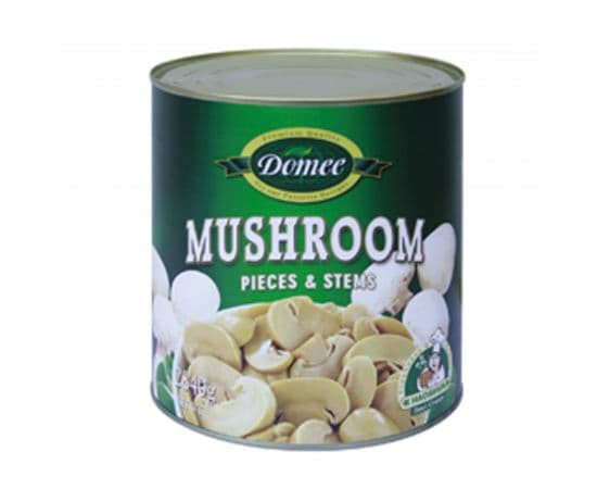 Domee Mushroom Pieces & Stems 12x400g - Bulkbox Wholesale