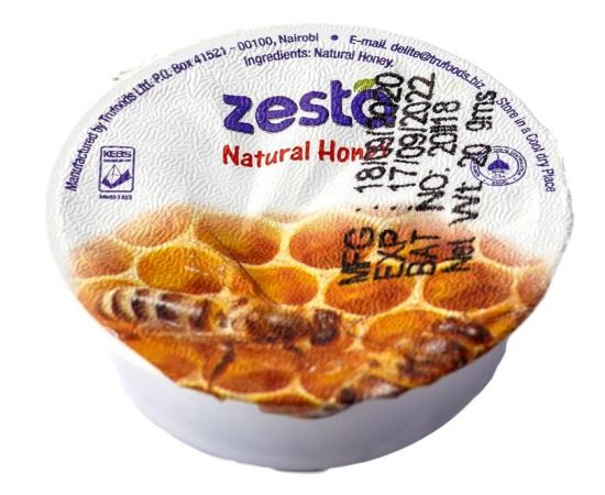 Zesta Natural Honey Tubs 100x20g - Bulkbox Wholesale