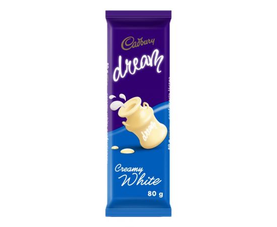 Cadbury Dream White Chocolate 24x80g - Bulkbox Wholesale