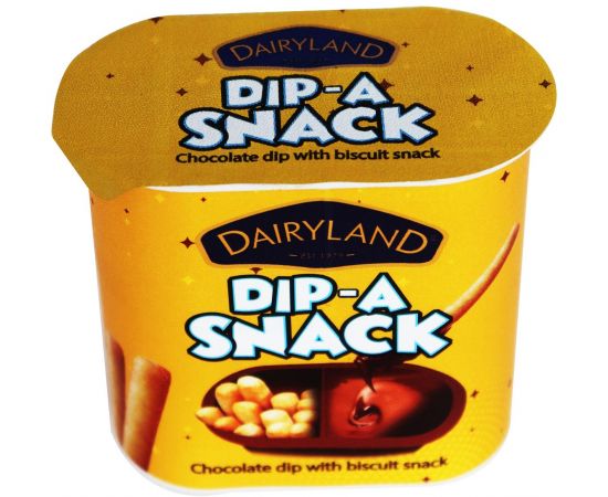 Dairyland Dip-a-Snack Chocolate Dip Biscuit Snack 12x56g - Bulkbox Wholesale