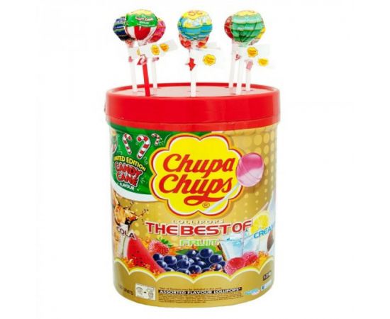 Chupa Chups Lollipops Original Lollipop Jar 100pcs 1x12g - Bulkbox Wholesale