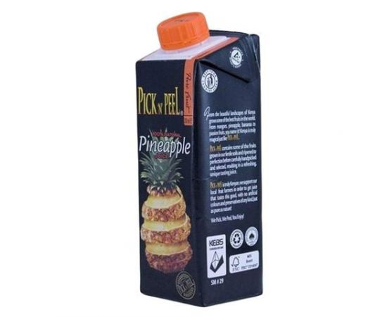 Pick N Peel Pure Fruit Juice Tetra Pineapple 12x250ml - Bulkbox Wholesale