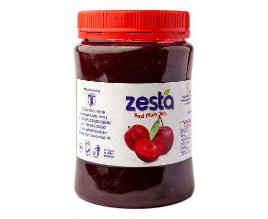 Zesta Red Plum Jam Jar - Bulkbox Wholesale