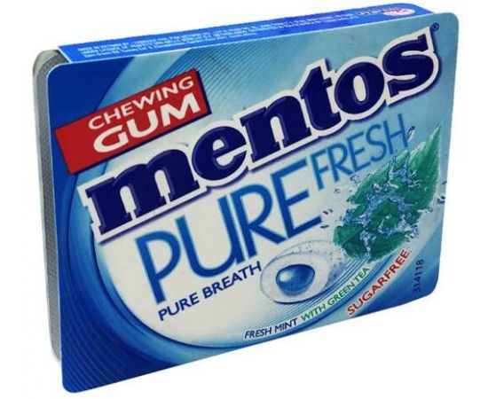 Mentos Gum Pure Fresh Mint  18x14g - Bulkbox Wholesale