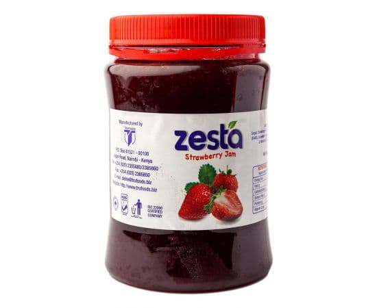 Zesta Strawberry Jam Jar - Bulkbox Wholesale