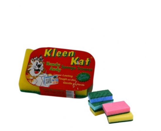 Kleen Kat Sponge Scourer 14x5Pack - Bulkbox Wholesale