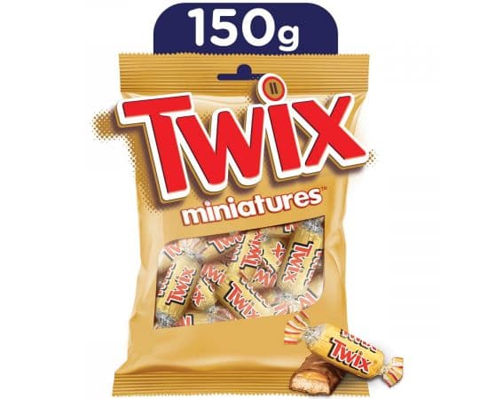 Twix Chocolate Miniatures Bag 5x150g - Bulkbox Wholesale