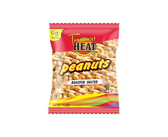 Tropical Heat Roasted Salted Peanuts 6x200g - Bulkbox Wholesale