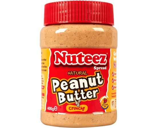 Nuteez Peanut Butter Crunchy 6x400g - Bulkbox Wholesale