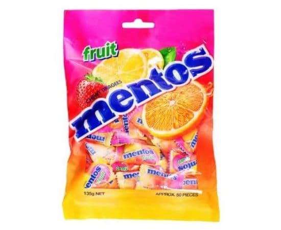 Mentos Monos Fruit 5x135g - Bulkbox Wholesale