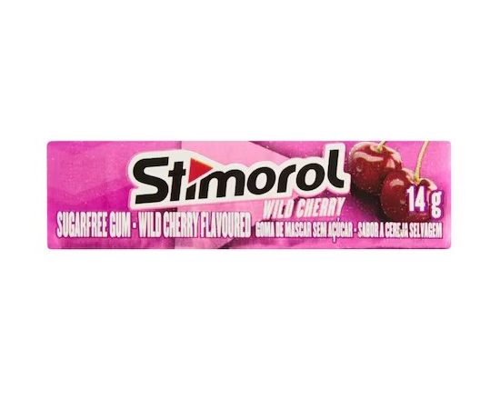 Stimorol Sugar Free Wild Cherry Chewing Gum 25x10 Pellets - Bulkbox Wholesale