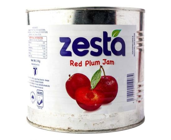 Zesta Red Plum Jam Tin - Bulkbox Wholesale