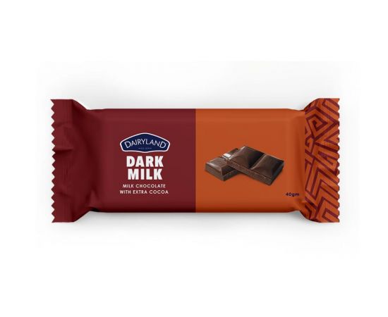 Dairyland Dark Milk Chocolate 18x40g - Bulkbox Wholesale