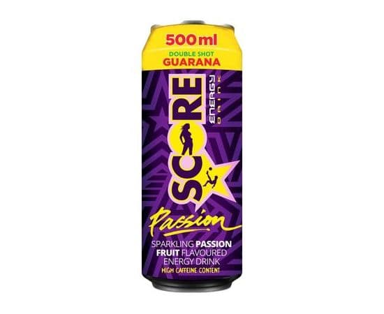 Score Energy Drink Passion  12x500ml - Bulkbox Wholesale