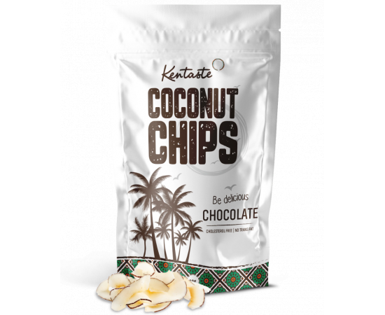 Kentaste Chocolate Coconut Chips 18x40g - Bulkbox Wholesale