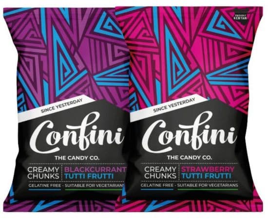 Confini Liquorice Assorted Chunks 12x75g - Bulkbox Wholesale