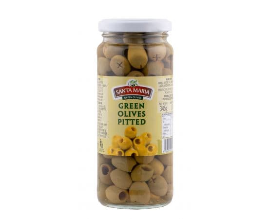 Santa Maria Black Pitted Olives 12x345g - Bulkbox Wholesale