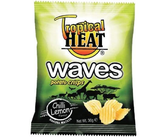 Tropical Heat Waves Crisps Assorted 36x30g - Bulkbox Wholesale