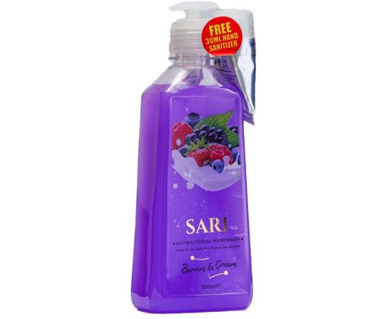 Sari Antibacterial Hand Wash - Berries & Cream 6 x 500ml - Bulkbox Wholesale