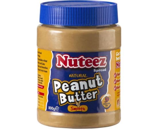 Nuteez Peanut Butter Smooth 6x800g - Bulkbox Wholesale