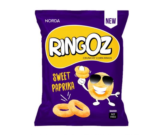 Ringoz Paprika Crunchy Corn Rings 50x15g - Bulkbox Wholesale