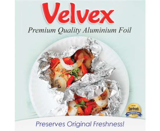 Velvex Aliminium Foil Catering Roll 1x30cmx60m - Bulkbox Wholesale