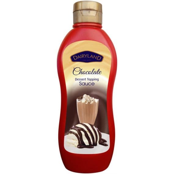 DAIRYLAND CHOCOLATE TOPPING SAUCE 5X650G - Bulkbox Wholesale