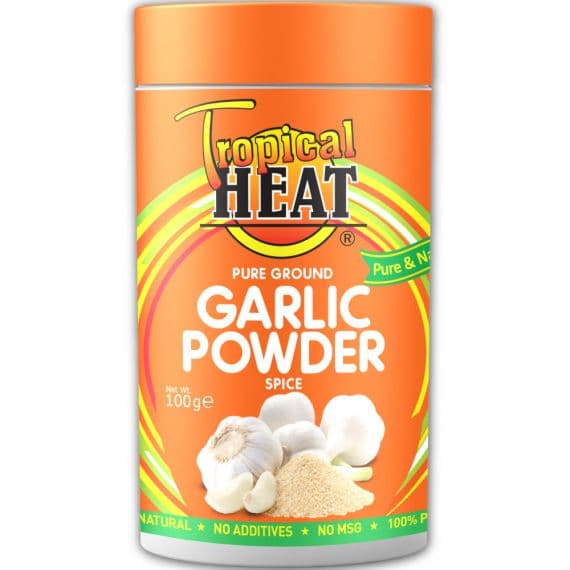 TROPICAL HEAT GARLIC POWDER 6X100G - Bulkbox Wholesale